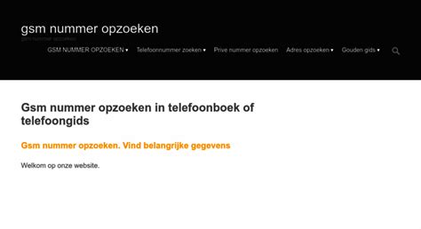 gsm nr opzoeken|10 manieren om telefoonnummers op te zoeken in België